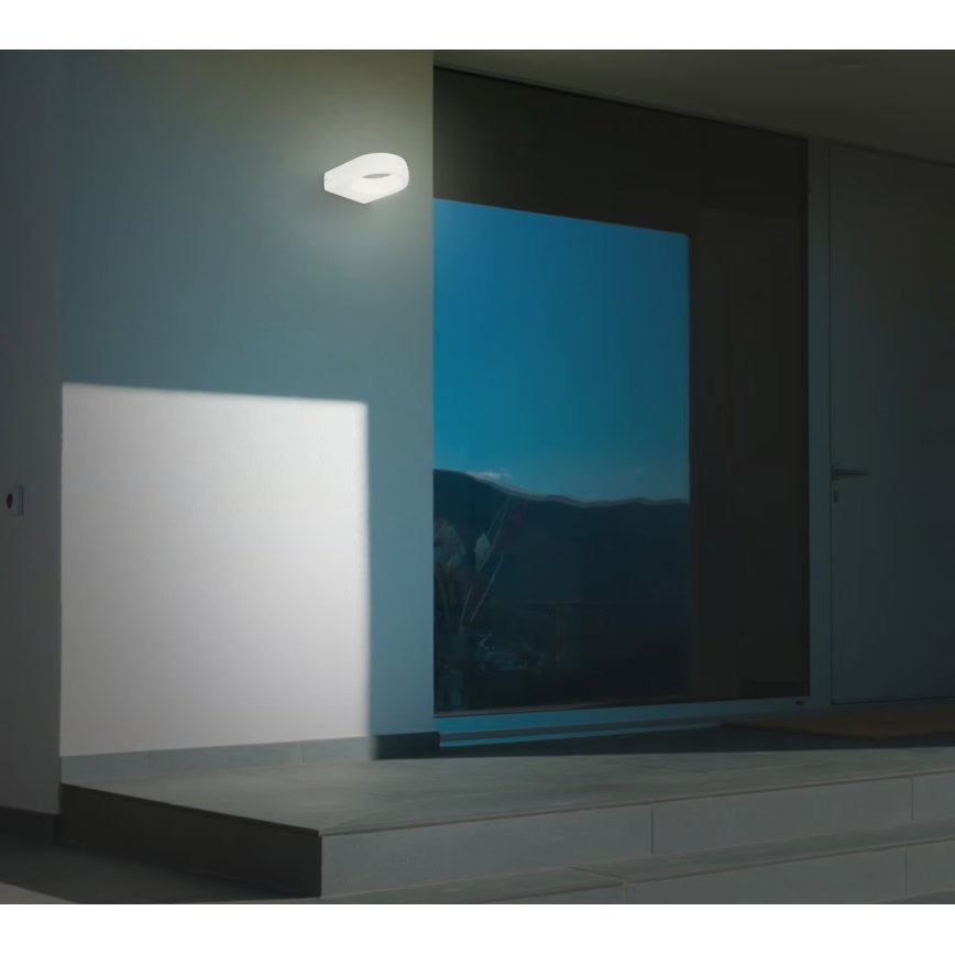 Telefunken 320206TF - LED āra sienas gaismeklis LED/7,5W/230V IP44 balts