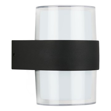 Telefunken 320405TF - LED āra sienas gaismeklis 2xLED/8W/230V IP44 melns