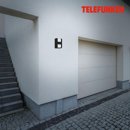 Telefunken 321005TF - Āra sienas lampa 1xE27/12W/230V IP44 melna