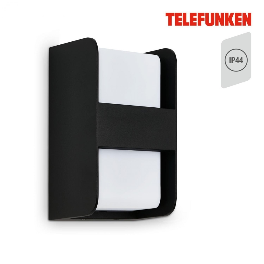 Telefunken 321005TF - Āra sienas lampa 1xE27/12W/230V IP44 melna
