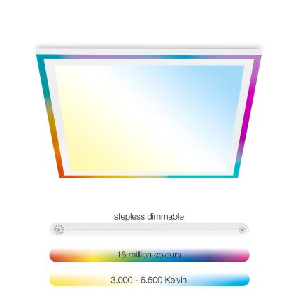 Telefunken 321206TF - LED RGBW Aptumšojama griestu lampa LED/18W/230V 3000-6500K + tālvadības pults