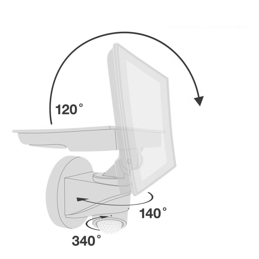 Telefunken - LED prožektors ar sensoru LED/20W/230V