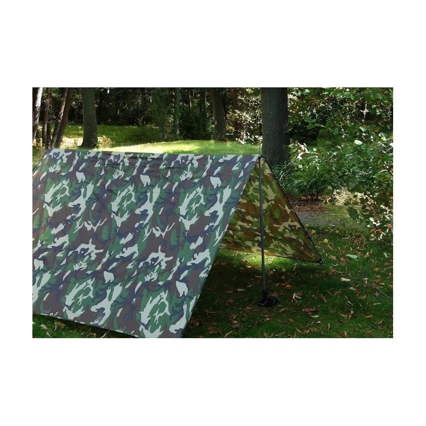 Tents 2x3 m PU 2000 mm kamuflāža