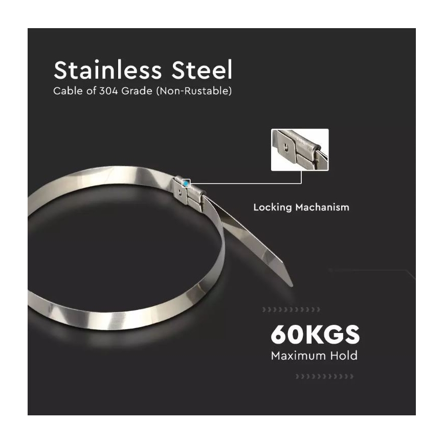 Tērauda locīšanas lentes 4,6x250mm 100pcs tērauda