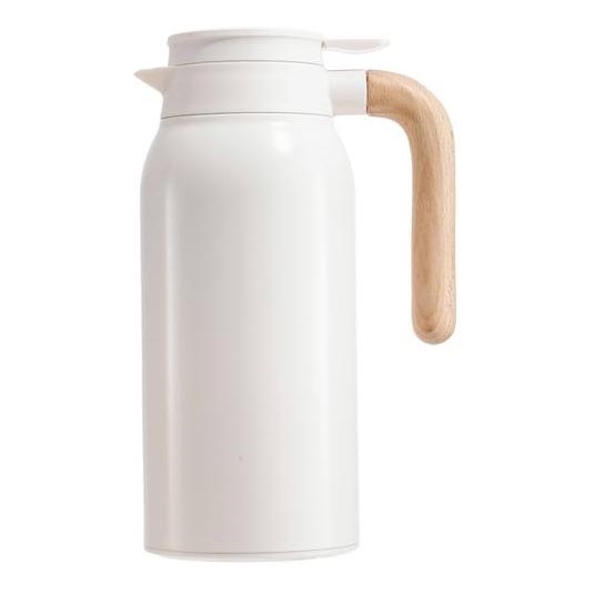 Termoskanas kanna 1,2 l balta