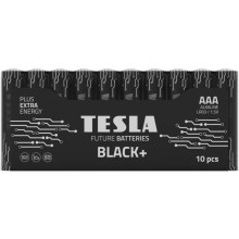 Tesla Batteries - 10 gab. Sārmaina baterija AAA BLACK+ 1,5V