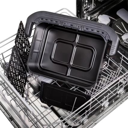 TESLA Electronics AirCook - Daudzfunkcionāla dubultā digitālā karstā gaisa fritērija 10 l 2400W/230V