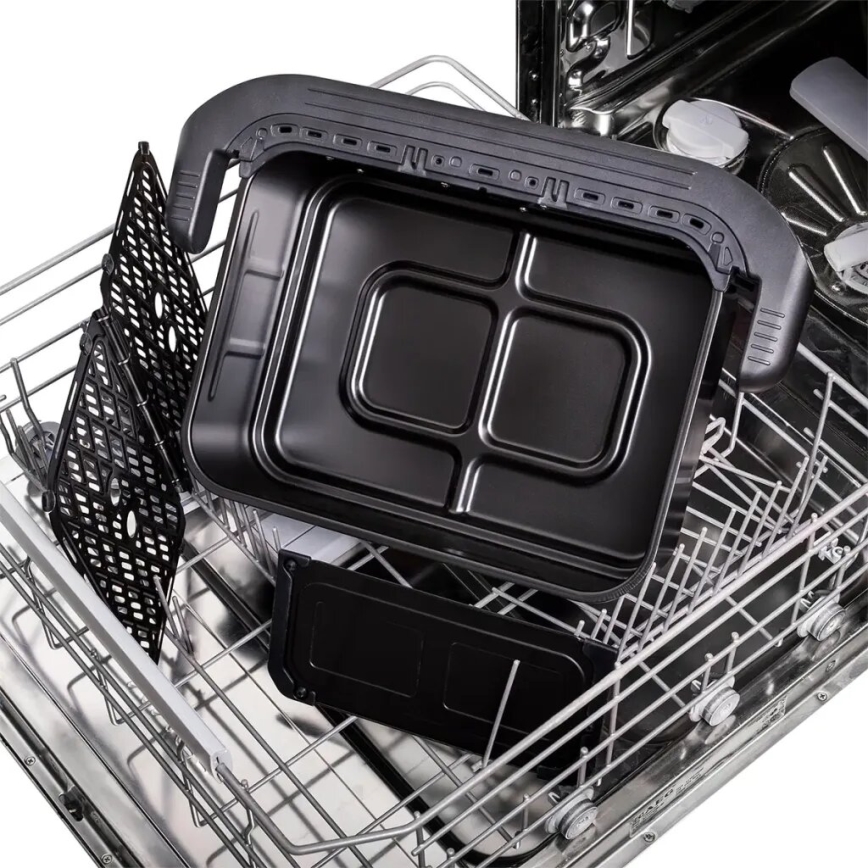 TESLA Electronics AirCook - Daudzfunkcionāla dubultā digitālā karstā gaisa fritērija 10 l 2400W/230V