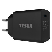 TESLA Electronics - Ātrās uzlādes adapteris Power Delivery 20W melna