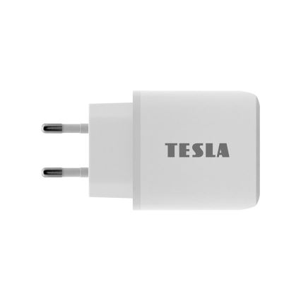 TESLA Electronics - Ātrās uzlādes adapteris Power Delivery 25W balta