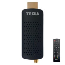 TESLA Electronics - DVB-T2 H.265 (HEVC) uztvērējs, HDMI-CEC 2xAAA + tālvadības pults