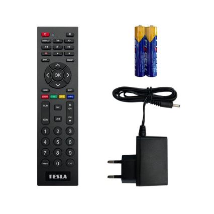 TESLA Electronics - DVB-T2 H.265 (HEVC) uztvērējs, HDMI-CEC + tālvadības pults