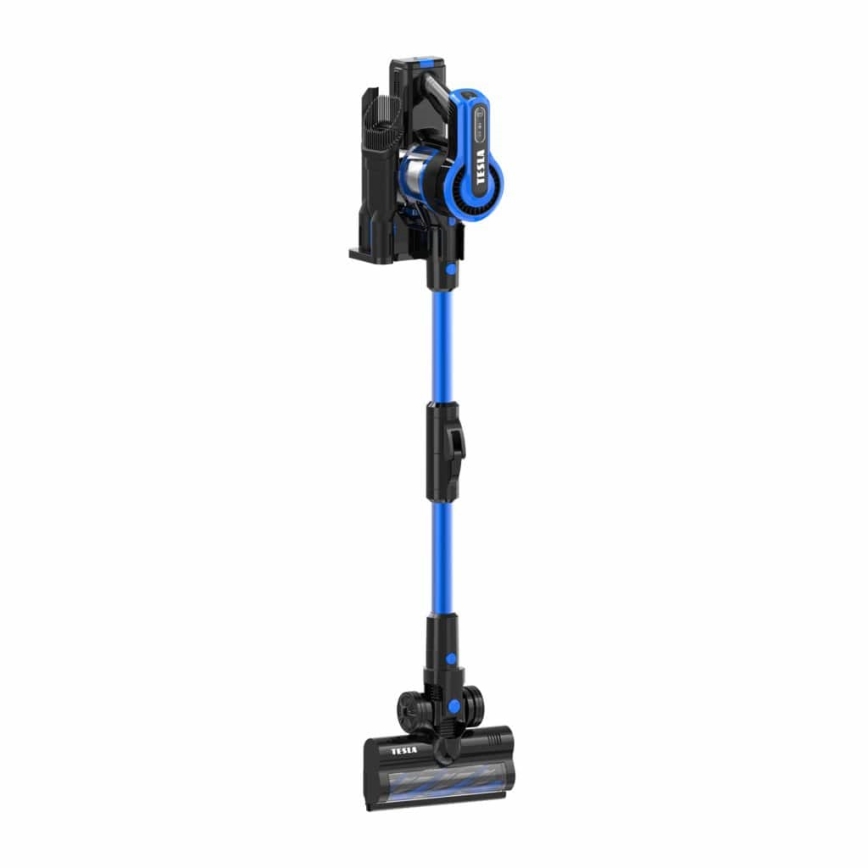 TESLA Electronics PureStar - Rokas putekļu sūcējs 2in1 300W/2200 mAh 29,6V zila/melna