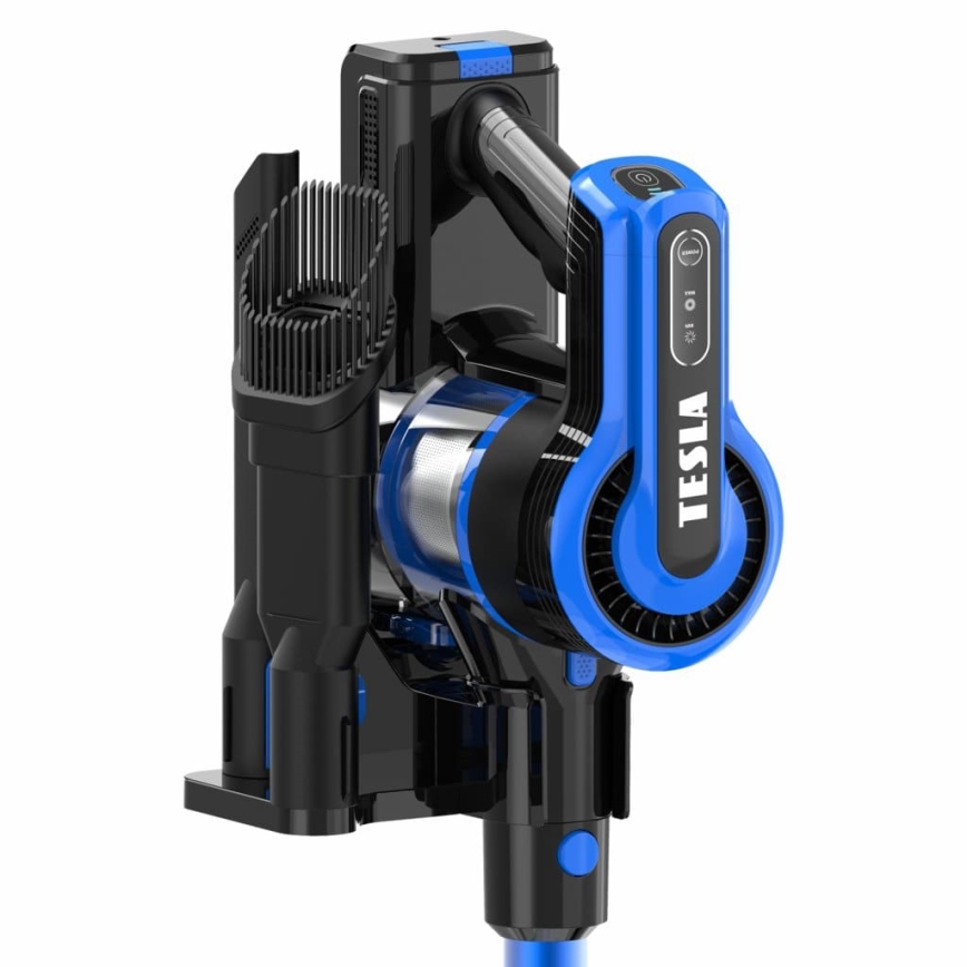 TESLA Electronics PureStar - Rokas putekļu sūcējs 2in1 300W/2200 mAh 29,6V zila/melna
