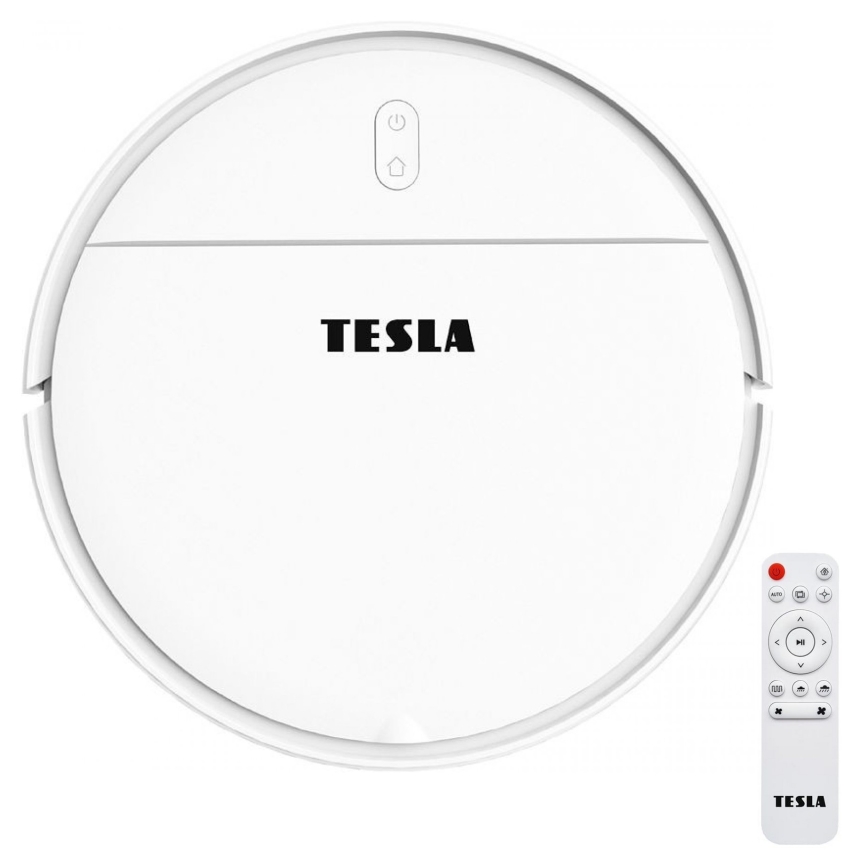 TESLA Electronics RoboStar - Viedais robota putekļu sūcējs 2in1 2500 mAh Wi-Fi Tuya balts + tālvadības pults