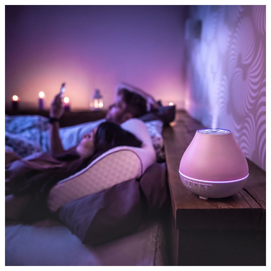 TESLA Smart - LED Viedais aromātu difuzors ar fona apgaismojumu LED/10W/24V Wi-Fi