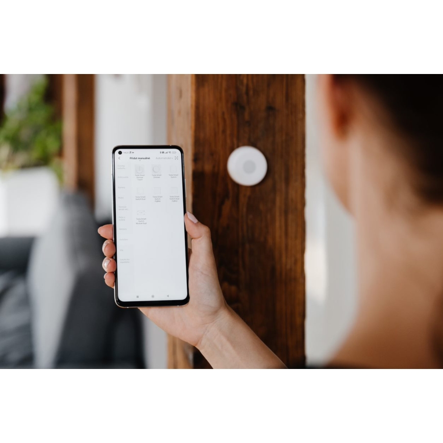 TESLA Smart - Viedā poga 1xCR2032 Zigbee