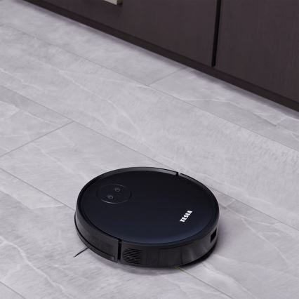 TESLA Smart - Viedais robota putekļu sūcējs 2in1 2000 mAh Wi-Fi melna + tālvadības pults