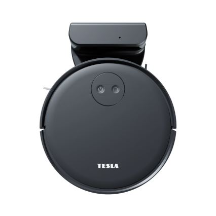 TESLA Smart - Viedais robota putekļu sūcējs 2in1 2000 mAh Wi-Fi melna + tālvadības pults