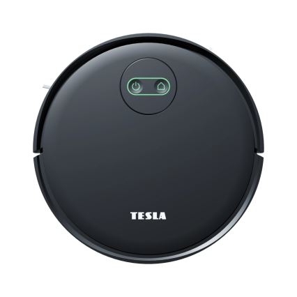 TESLA Smart - Viedais robota putekļu sūcējs 2in1 2000 mAh Wi-Fi melna + tālvadības pults
