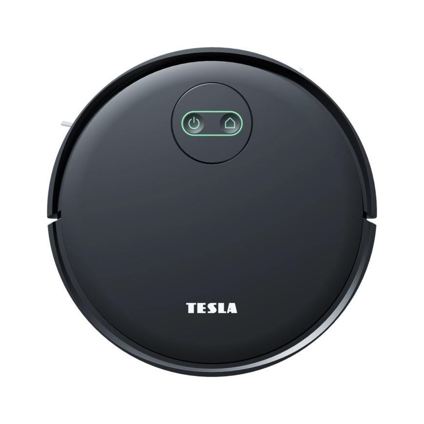 TESLA Smart - Viedais robota putekļu sūcējs 2in1 2000 mAh Wi-Fi melna + tālvadības pults