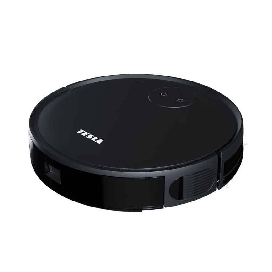 TESLA Smart - Viedais robota putekļu sūcējs 2in1 2000 mAh Wi-Fi melna + tālvadības pults