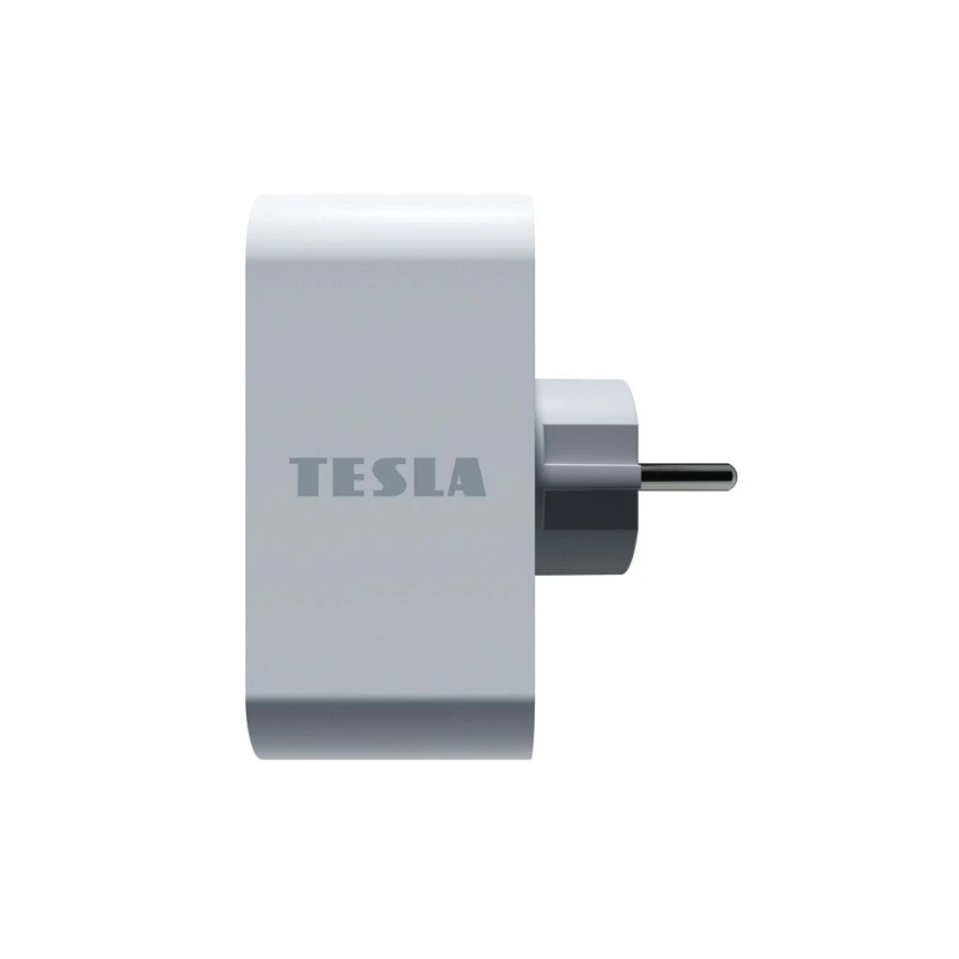 TESLA Smart - Viedās kontaktligzdas sadalītājs 2x16A/230V Tips F Wi-Fi Tuya