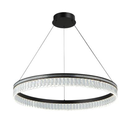 LED ar regulējamu spilgtumu kristāla lustra uz troses THALIA LED/55W/230V 3000-6000K Ø 80 cm + tālvadības pults