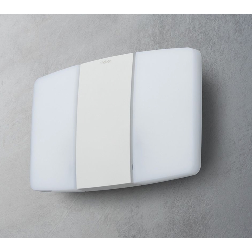 theben - LED sienas prožektors 2xLED/10W/230V balts IP55