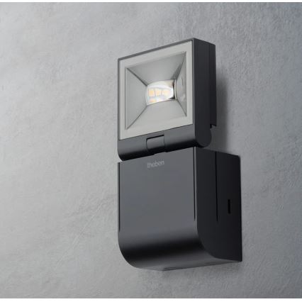 theben - LED sienas prožektors LED/10W/230V melns IP55
