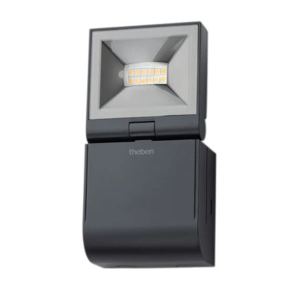 theben - LED sienas prožektors LED/10W/230V melns IP55
