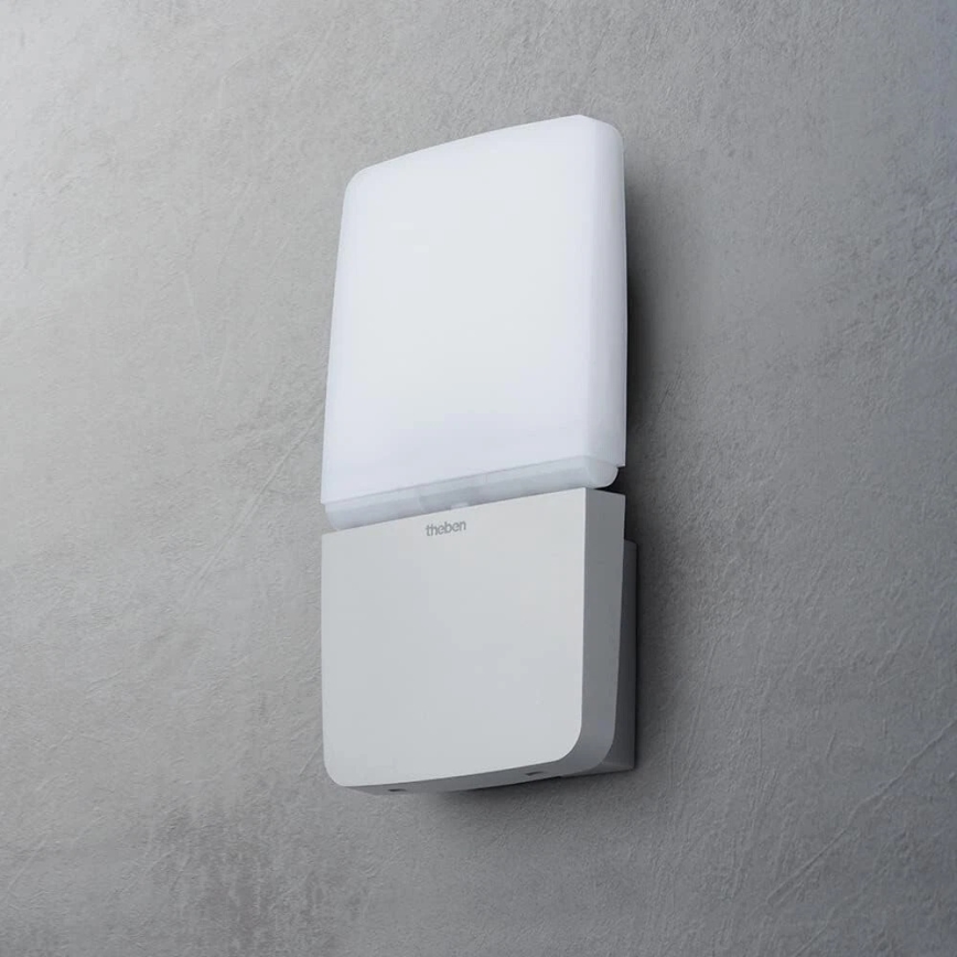 theben - LED sienas prožektors LED/11W/230V sudraba IP55
