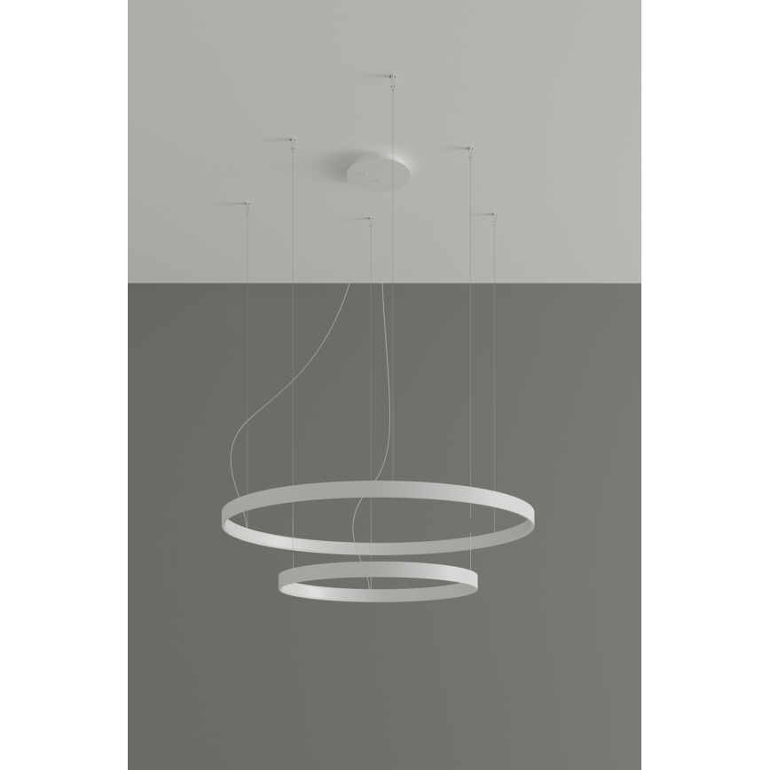 Thoro TH.176 - LED Lustra ar auklu RIO LED/80W/230V CRI 90 3000K balta