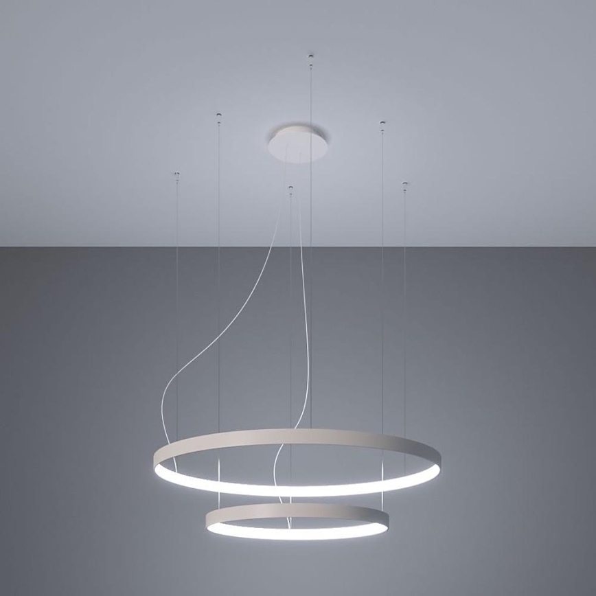 Thoro TH.178 - LED Lustra ar auklu RIO LED/80W/230V CRI 95 4000K balta
