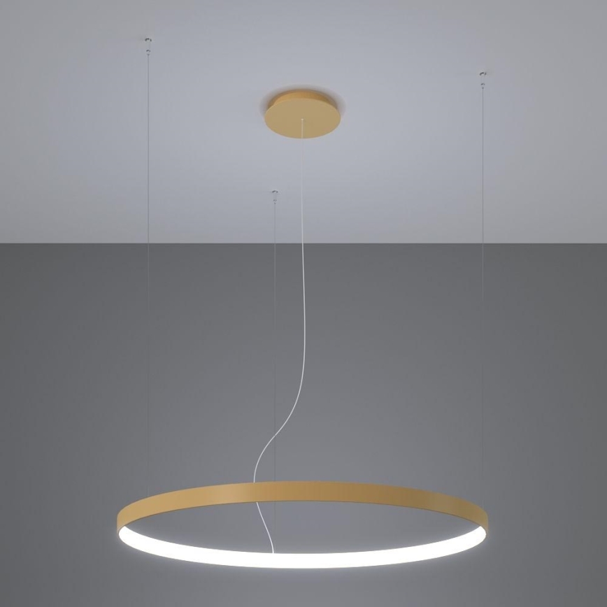 Thoro TH.181 - LED  Lustra ar auklu RIO LED /50W/230V CRI 95 4000K d. 78 cm zelta