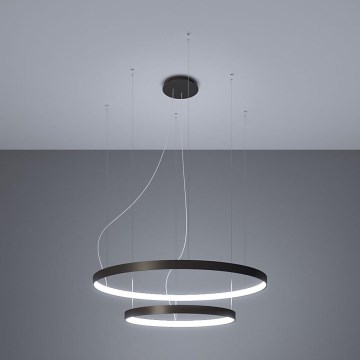 Thoro TH.212 - LED Lustra ar auklu RIO LED/80W/230V CRI 95 4000K melna