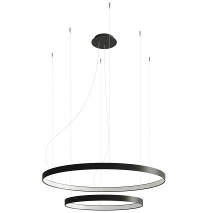 Thoro TH.212 - LED Lustra ar auklu RIO LED/80W/230V CRI 95 4000K melna