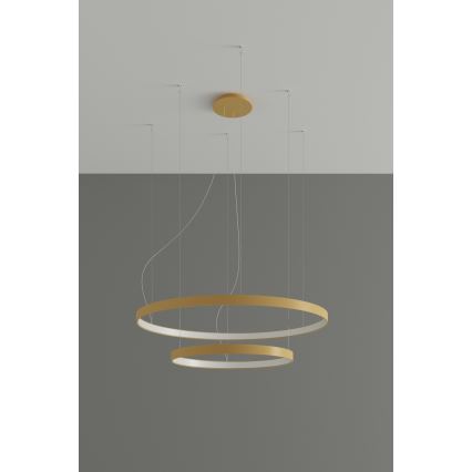 Thoro TH.214 - LED Lustra ar auklu RIO LED/80W/230V CRI 90 3000K zelta