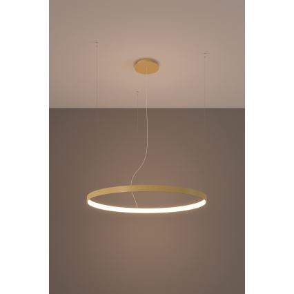 Thoro TH.216 - LED Lustra ar auklu RIO LED/30W/230V CRI 90 3000K d. 55 cm zelta