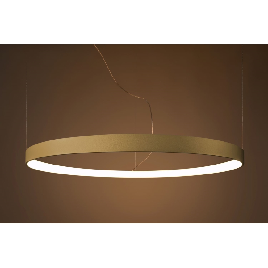 Thoro TH.216 - LED Lustra ar auklu RIO LED/30W/230V CRI 90 3000K d. 55 cm zelta