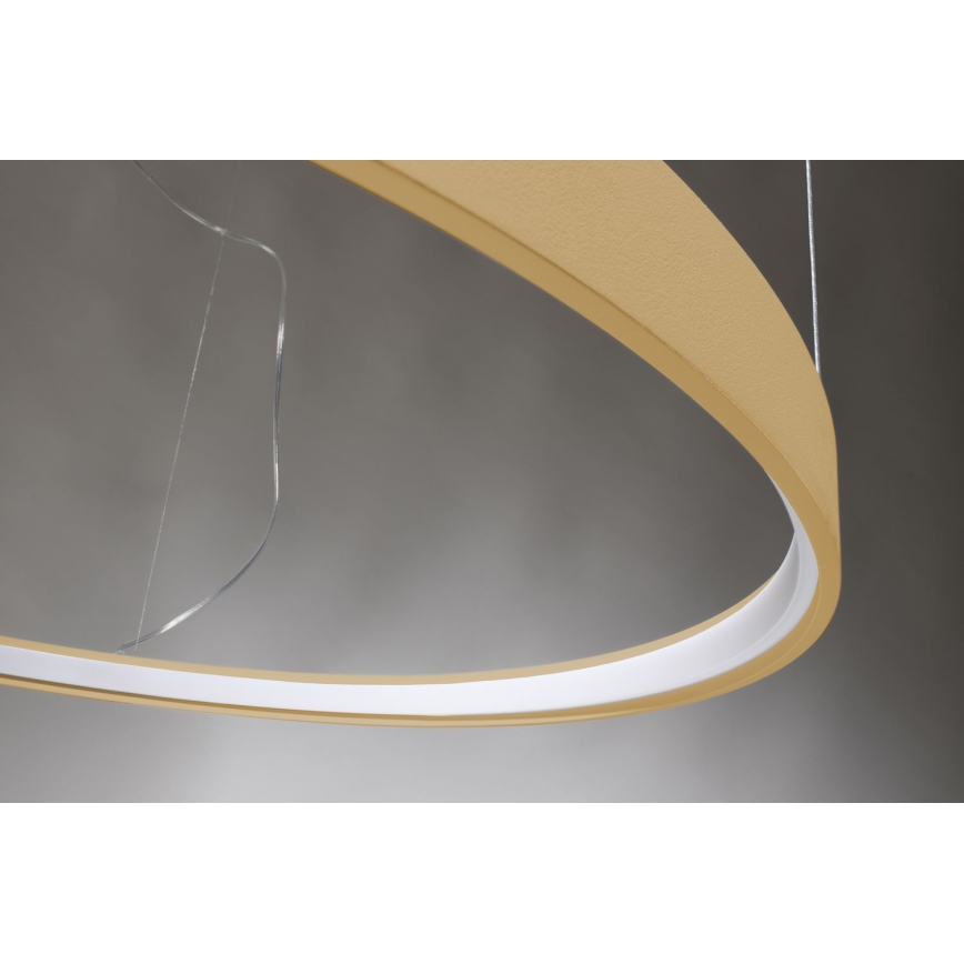 Thoro TH.216 - LED Lustra ar auklu RIO LED/30W/230V CRI 90 3000K d. 55 cm zelta