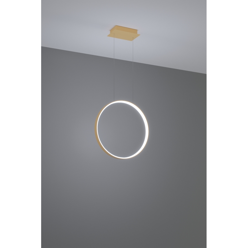 Thoro TH.221 - LED Lustra ar auklu RIO LED/30W/230V CRI 95 4000K d. 55 cm zelta