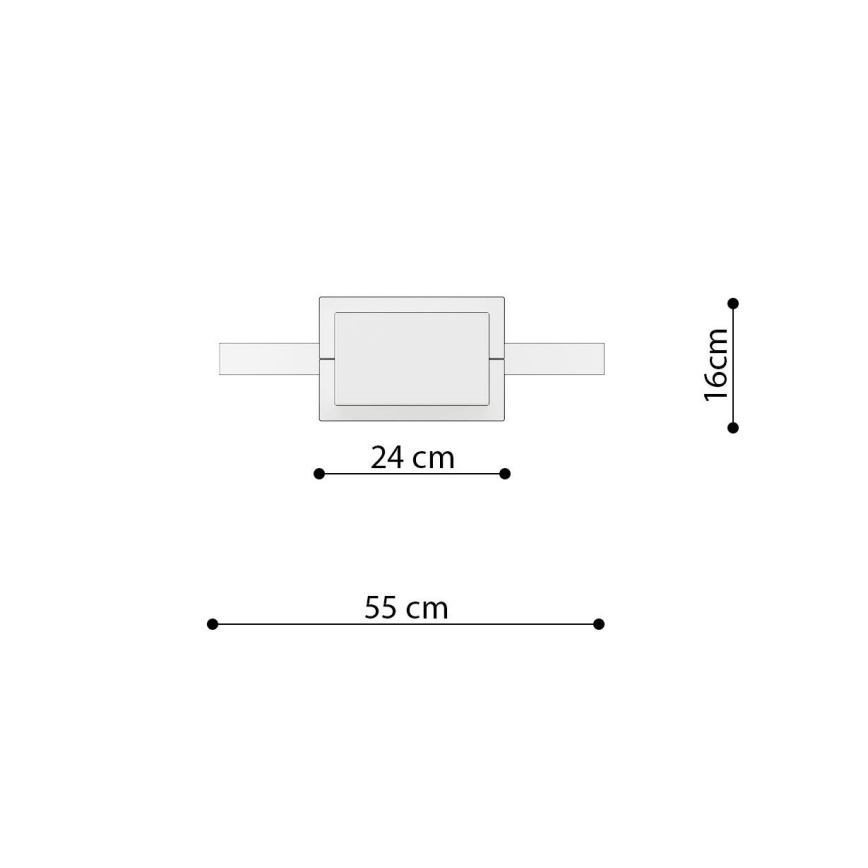 Thoro TH.221 - LED Lustra ar auklu RIO LED/30W/230V CRI 95 4000K d. 55 cm zelta