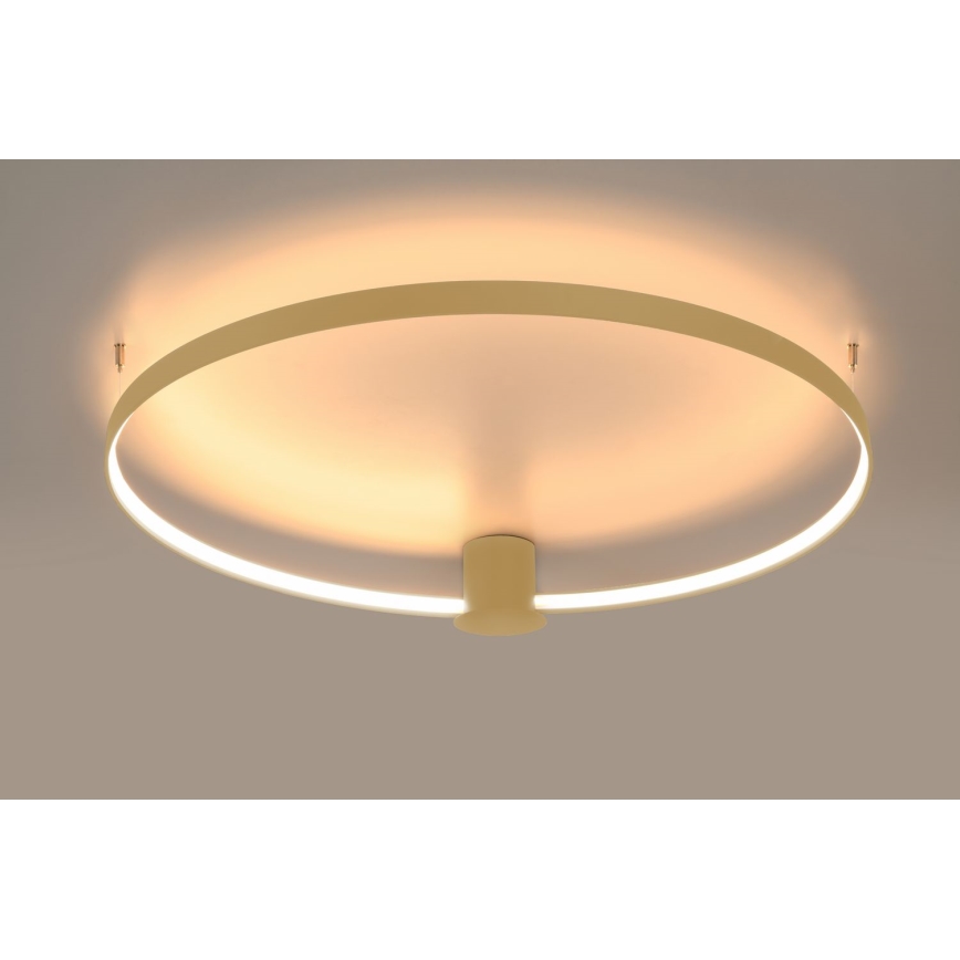 Thoro TH.222 - LED Griestu lampa RIO LED/30W/230V CRI 90 3000K d. 55 cm zelta