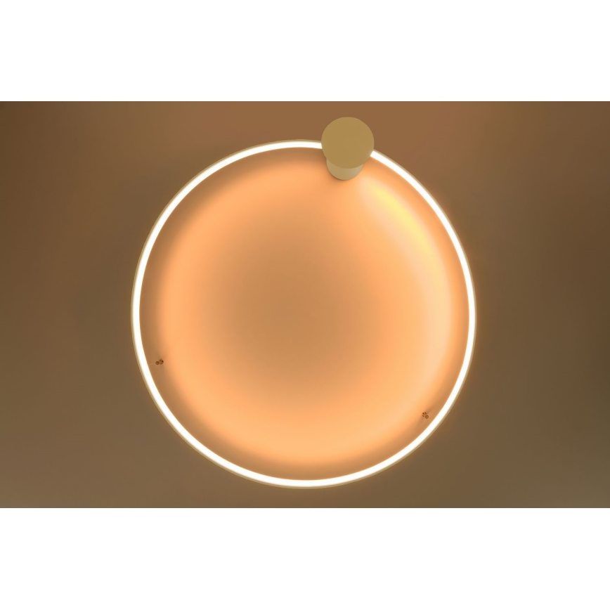 Thoro TH.222 - LED Griestu lampa RIO LED/30W/230V CRI 90 3000K d. 55 cm zelta