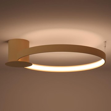 Thoro TH.222 - RIO LED griestu lampa LED/21W/230V CRI 98 3000K Ø 55 cm zeltaina