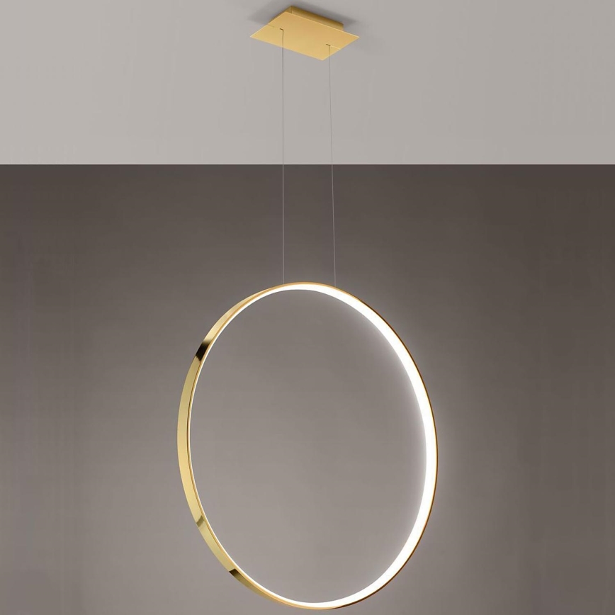 Thoro TH.248 - LED Lustra ar auklu RIO LED/50W/230V CRI 90 3000K d. 78 cm zelta