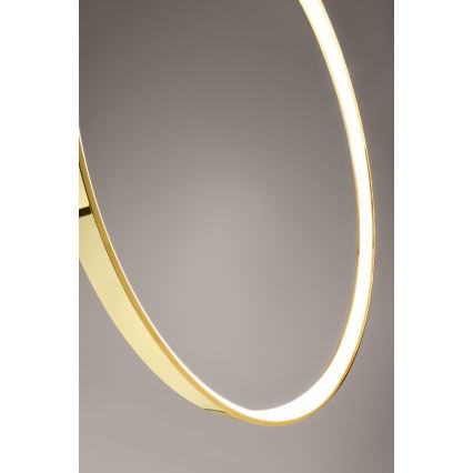 Thoro TH.248 - LED Lustra ar auklu RIO LED/50W/230V CRI 90 3000K d. 78 cm zelta