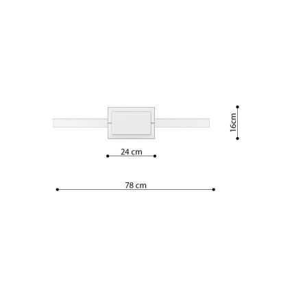Thoro TH.248 - LED Lustra ar auklu RIO LED/50W/230V CRI 90 3000K d. 78 cm zelta