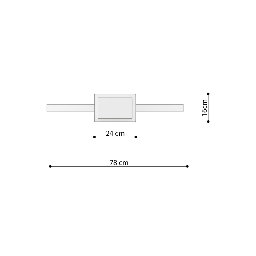 Thoro TH.248 - LED Lustra ar auklu RIO LED/50W/230V CRI 90 3000K d. 78 cm zelta